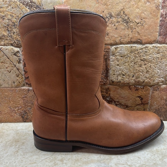 Forastero Men Boots Leather Texas Cowboy Made In Mexico Brown Shoes Size 8.5 - Picture 11 of 16